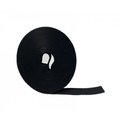 Kable Kontrol Hook and Loop Fastener Tape - 3/4in Width - 25' Roll - Black MT7149-25